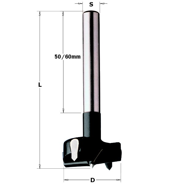 Forstner kvistborr CMT; S=10 mm; D=38 mm