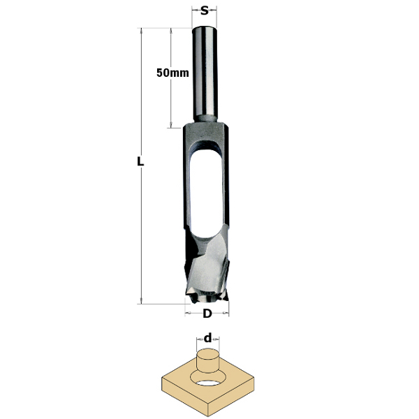 Tappborr CMT 529.160.31; D=16 mm,RH
