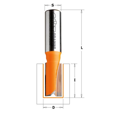 Rak notfräs CMT; S=8 mm; D=4 mm