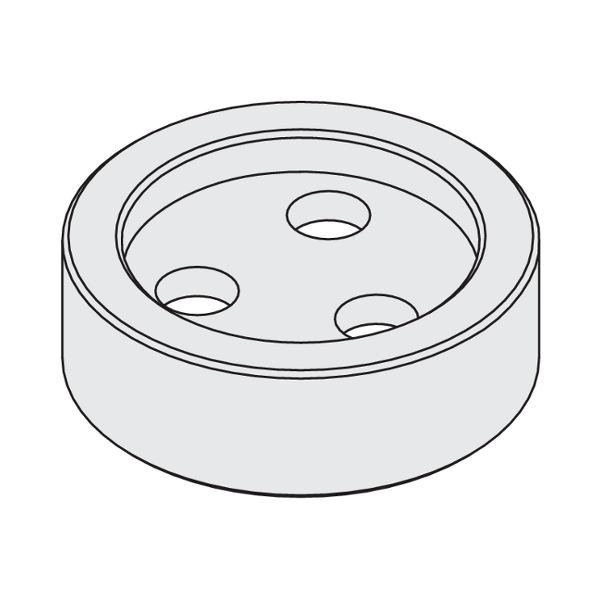 FLANGE FOR CHUCK WITH ARBOR 40MM (F)