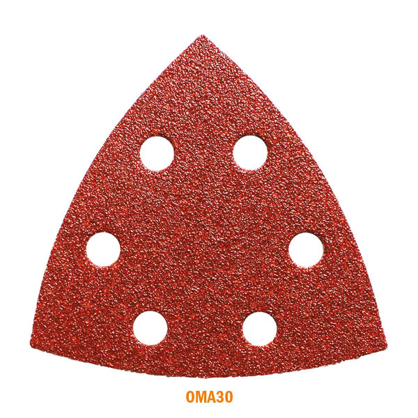 Sandpapper för multislipar CMT; 93x93 mm; K80; 10 st.