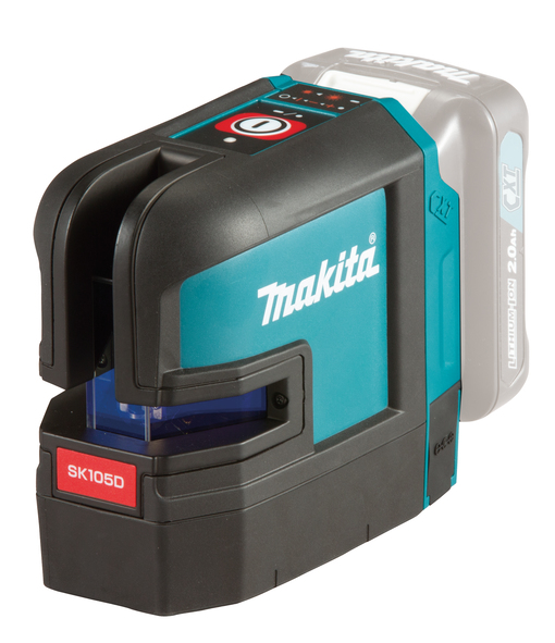 Korslinjelaser Makita SK105DZ; 12 V (utan batteri och laddare)