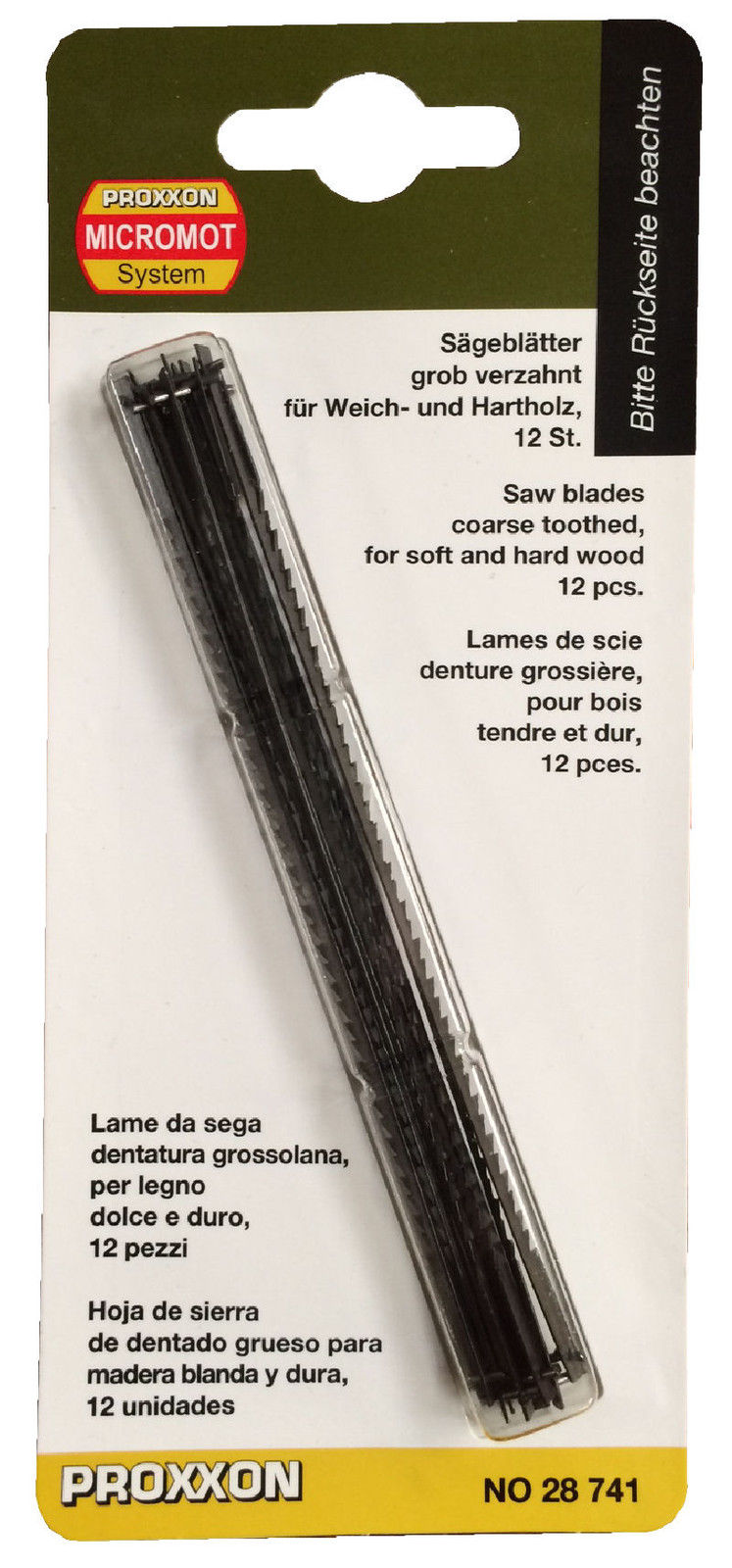 Sticksågsblad Proxxon 28741; 12 st.