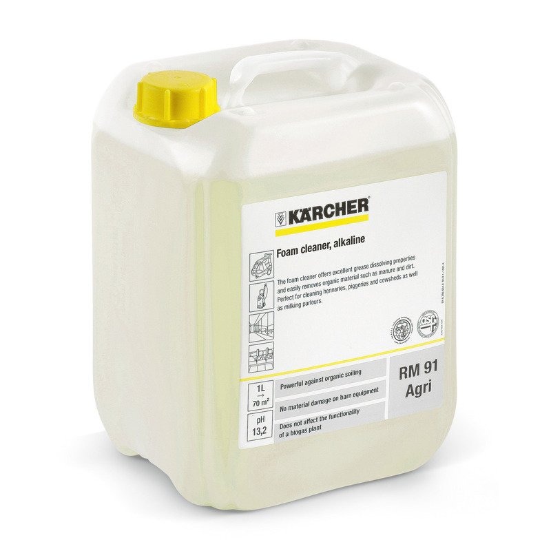 Alkaliskt rengöringsmedel Karcher RM 91 Agri; 10 l
