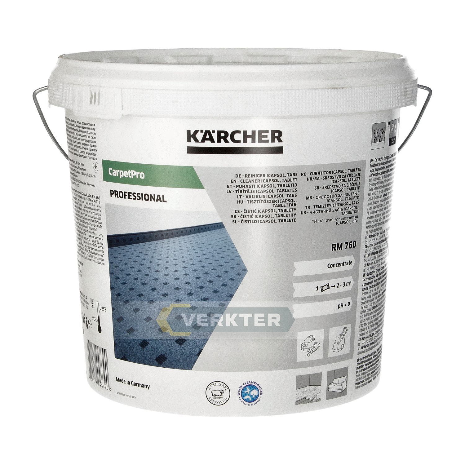 Rengöringsmedel i tabblett Karcher RM 760; 200 st.
