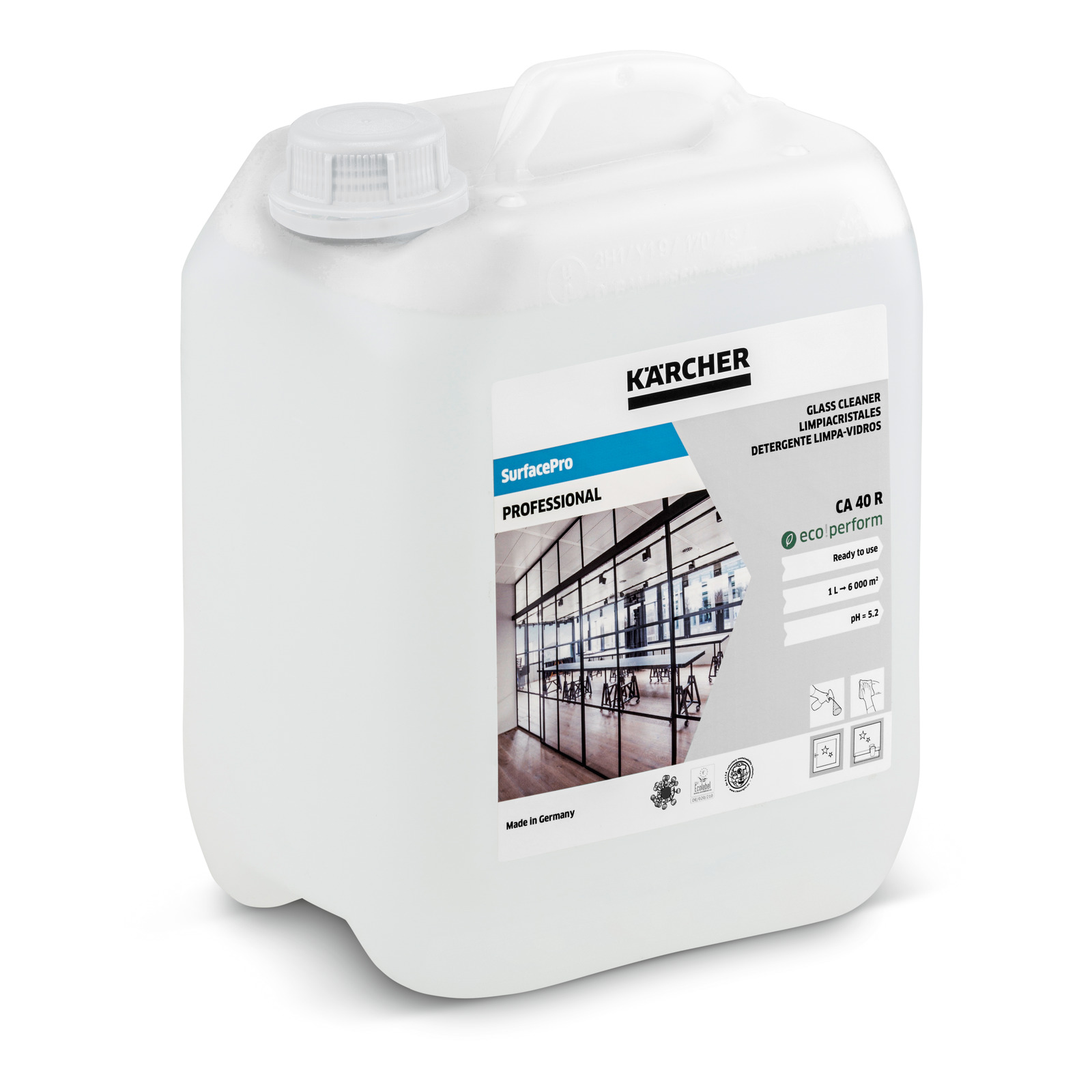 Fönstertvättmedel koncentrerat Karcher CA 40 R; 5 l