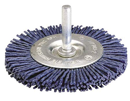 Skivborste – nylontråd Wolfcraft; 100x10 mm; HEX 1/4'' mild