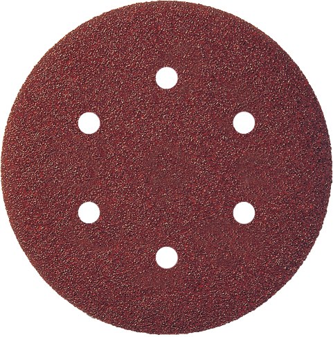 Sandpapper för excenterslipar Virutex; 125 mm; P80; 8 st.