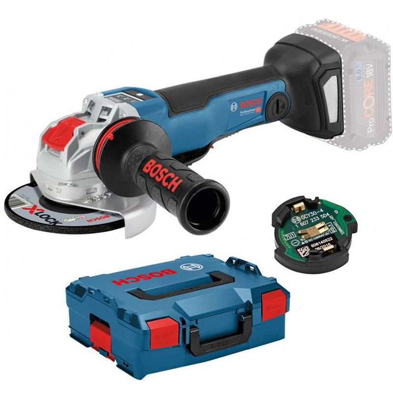 Vinkelslip Bosch GWX 18V-10 PSC SOLO X-Lock; 18 V (utan batteri och laddare)