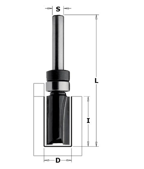 Kopieringsfräs CMT Contractor K911-160B S=8 mm, D=16 mm