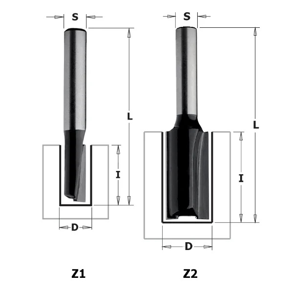 Rak notfräs CMT Contractor K911-120; 12/20/51 mm