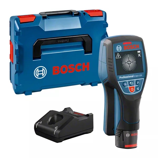 Lokaliseringsinstrument Bosch D-TECT 120; 12 V; 1x 1,5 Ah
