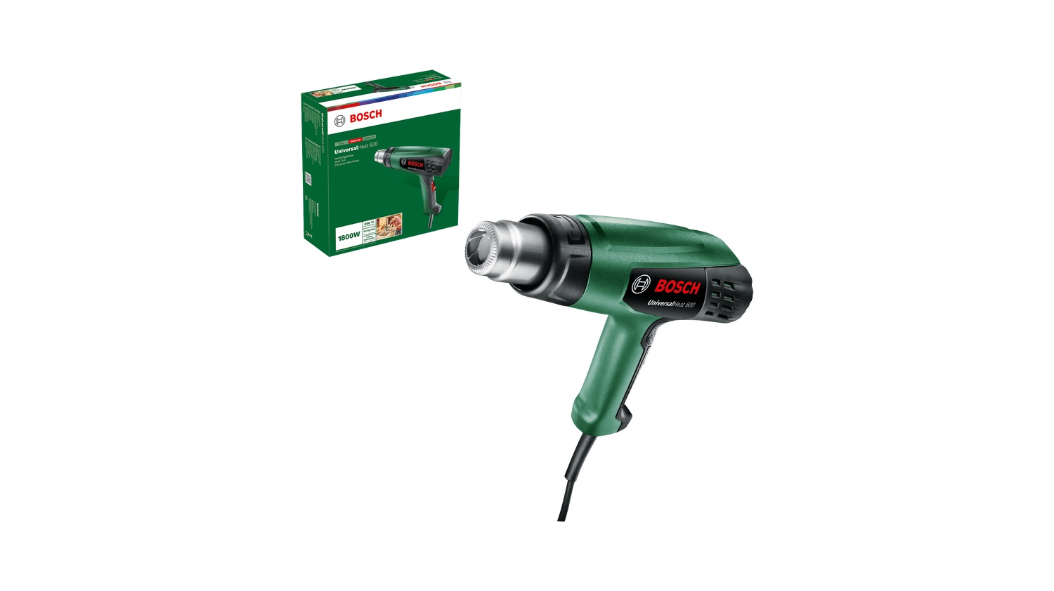 Varmluftpistol Bosch UniversalHeat 600; 1,8 kW