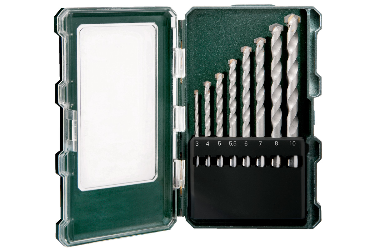 Betongborrsats Metabo 8-elements drill set; 3-10 mm; 8 st.
