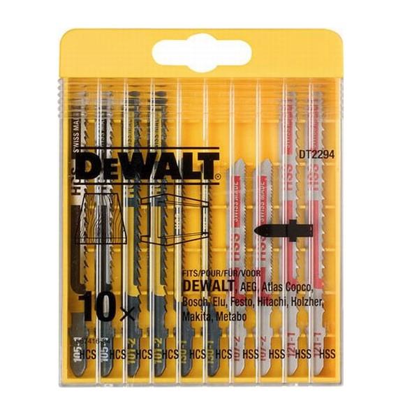 Sticksågsbladsats DeWalt DT2165; DT2177; DT2050; DT2160; DT2163; 10 st.