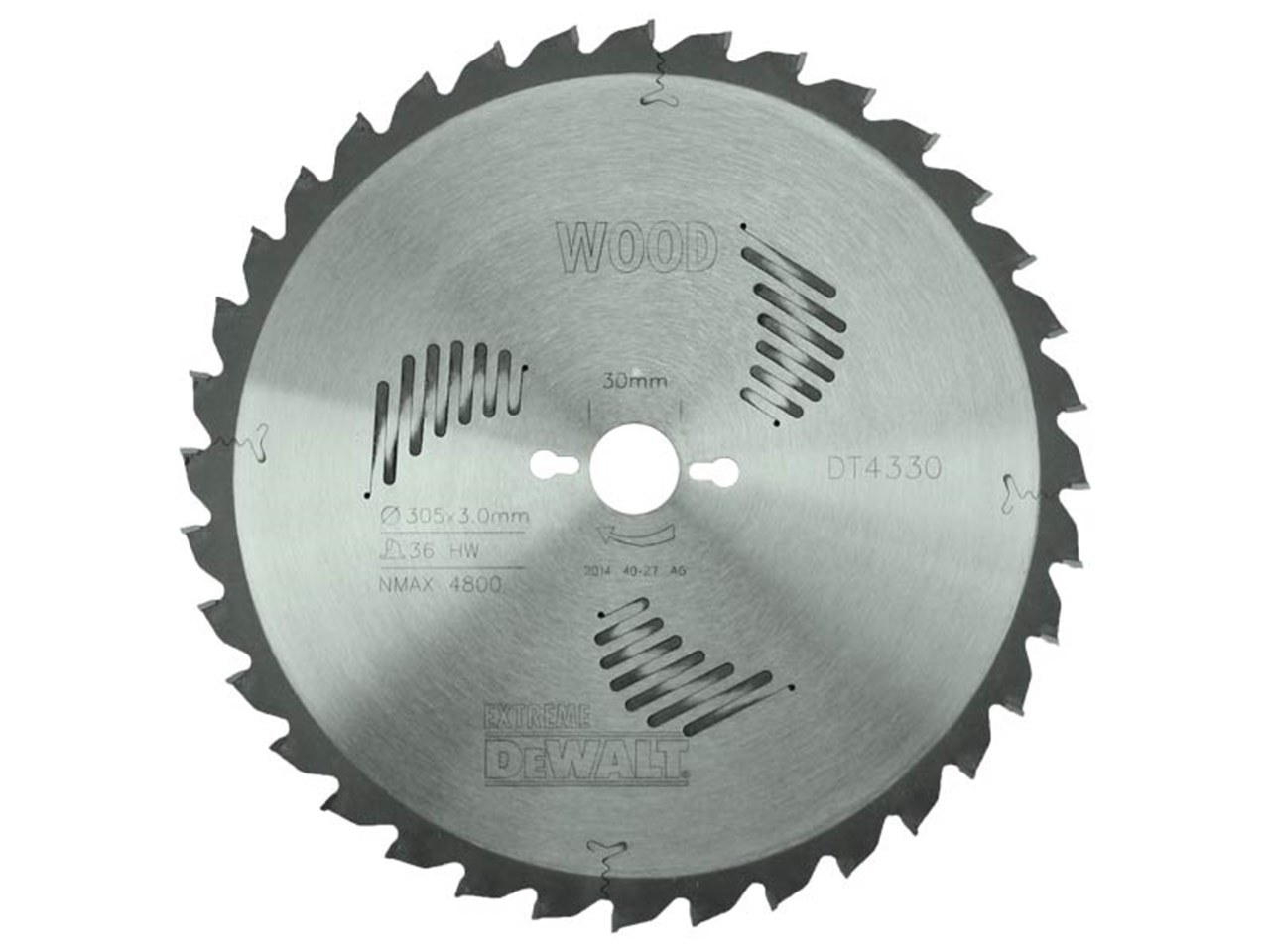 Sågklinga DeWalt; 305x3x30,0 mm; Z36; -5°