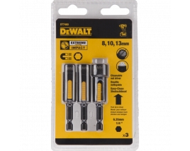 Krafthylsa DeWalt DT7460; 8 mm; 10 mm; 13 mm