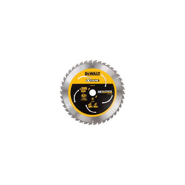Sågklinga för trä DeWalt; 305x2,16x30,0 mm; Z78; 7°