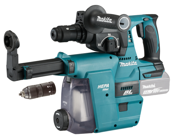 Batteridriven borrhammare Makita DHR243ZJW; 2,0 J; SDS-plus; 18 V (utan batteri och laddare)