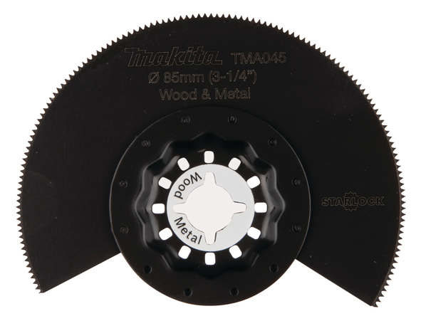 Halvrund segmentsågklinga Makita TMA045; Ø85 mm