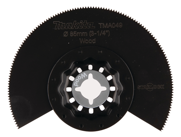 Halvrund segmentsågklinga Makita TMA049; Ø85 mm