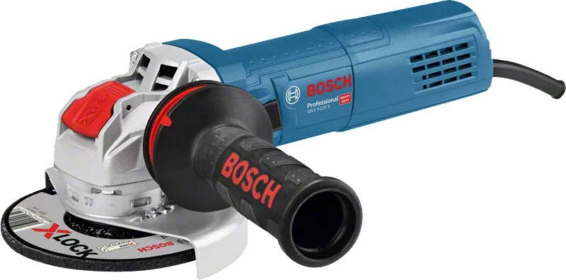 Vinkelslip Bosch GWX 9-125 S; X-Lock