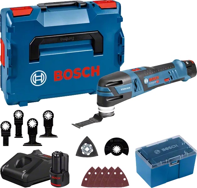 Flerfunktionsverktyg Bosch GOP 12V-28; 12 V; 2x3,0 Ah batt.