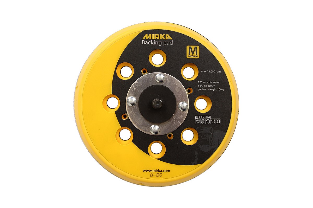 Slipplatta Mirka; Ø125 mm; medium hård
