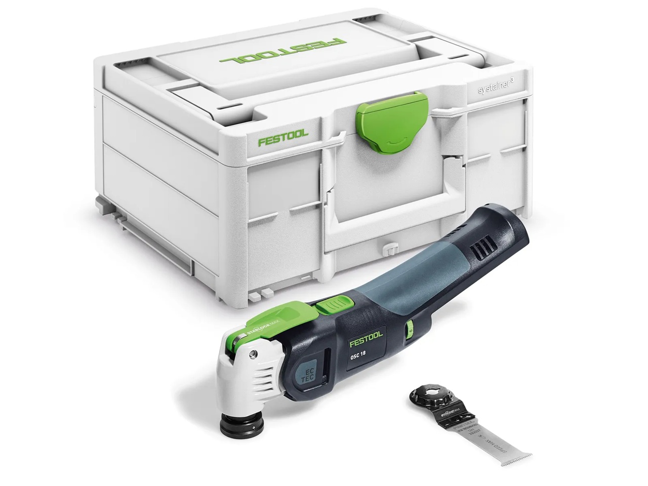 Flerfunktionsverktyg Festool OSC 18 E-Basic VECTURO; 18 V (utan batteri och laddare)