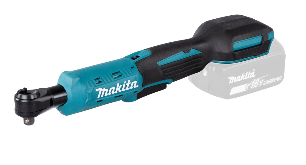 Sladdlös spärrskaft Makita DWR180Z; 47,5 Nm; 1/4''; 3/8''; 18 V (utan batteri och laddare)