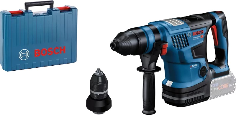 Batteridriven borrhammare  Bosch GBH 18V-34 CF BITURBO Professional; 18 V; 5,8 J; SDS-Plus (utan batteri och laddare)