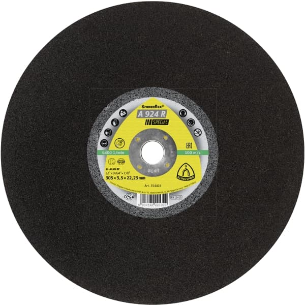 Kapskiva Klingspor A 924 R SPECIAL; 305x4x25,4 mm