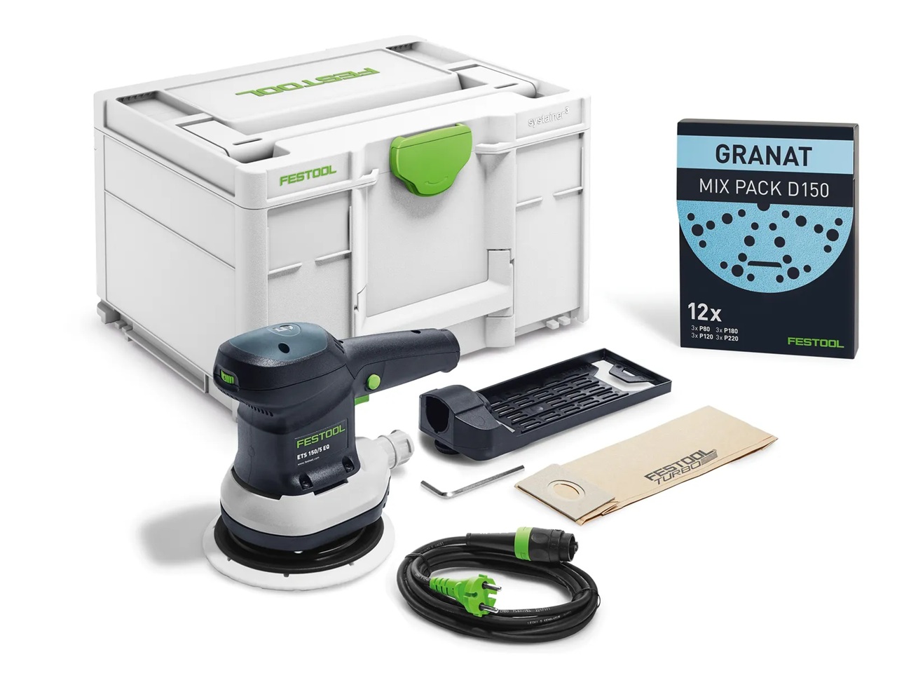 Excenterslip Festool ETS 150/5 EQ-Plus