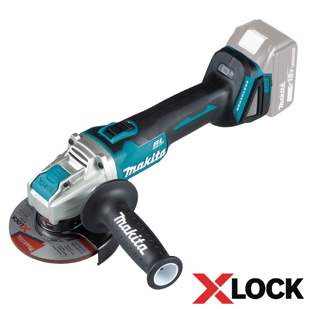 Vinkelslip Makita DGA521ZX1; 18 V (utan batteri och laddare)