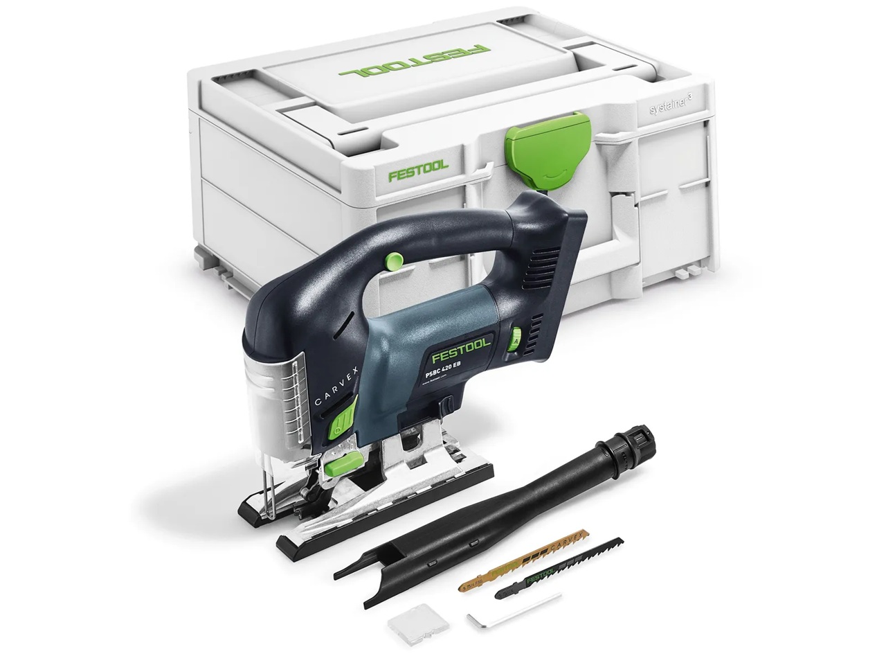 Batteridriven sticksåg Festool PSBC 420 EB-Basic CARVEX; 18 V; (utan batteri och laddare)