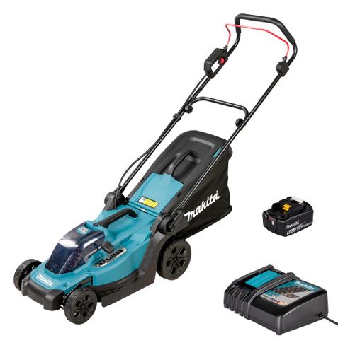 Batteridriven gräsklippare Makita DLM330RT; 18 V; 1x5,0 Ah batt.