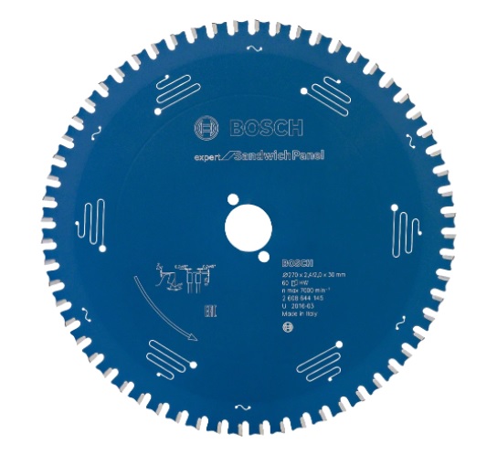 Sågklinga Bosch Expert for Sandwitch Panel; 165x2x20,0 mm; Z30; 12°