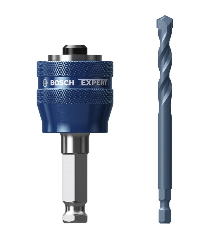 Adapter för hålsåg Bosch Power Change 2608900526; Hex + Centreringsborr