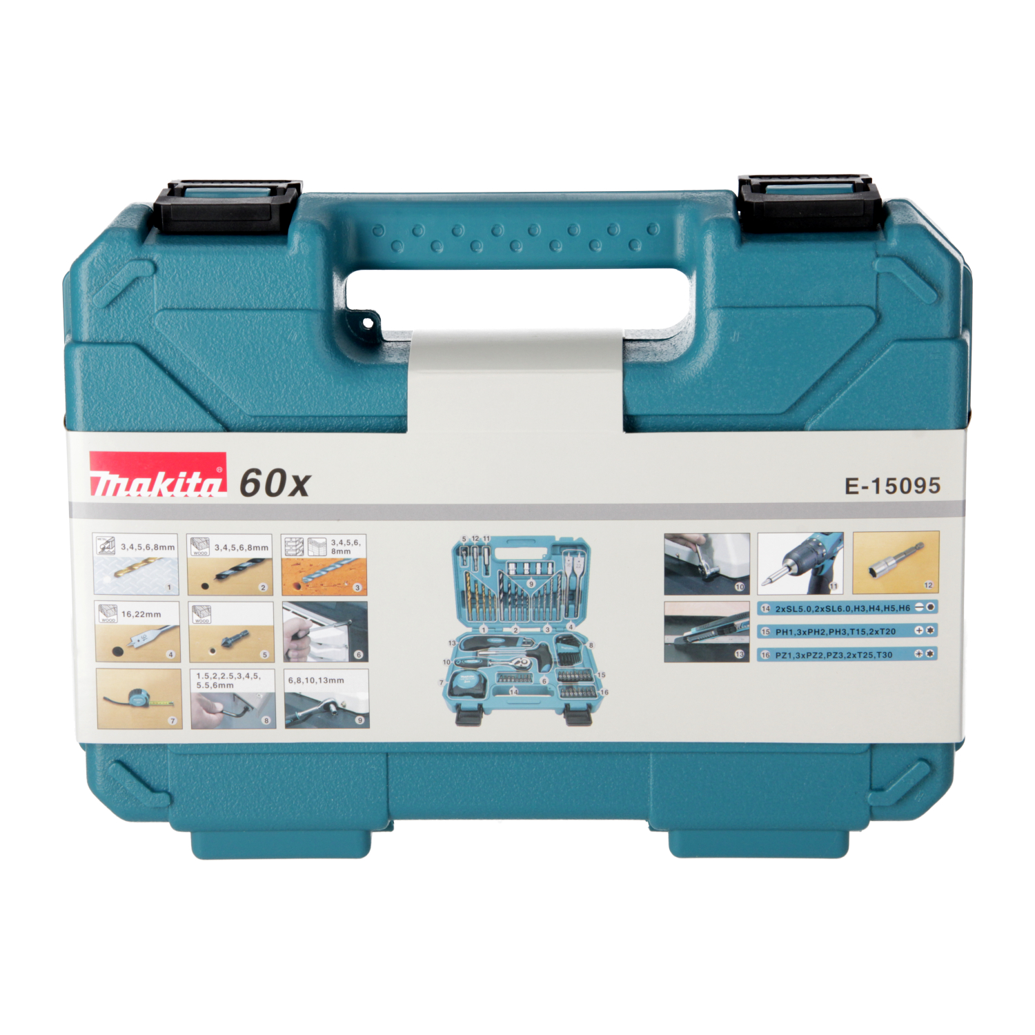 60 stycken set Makita