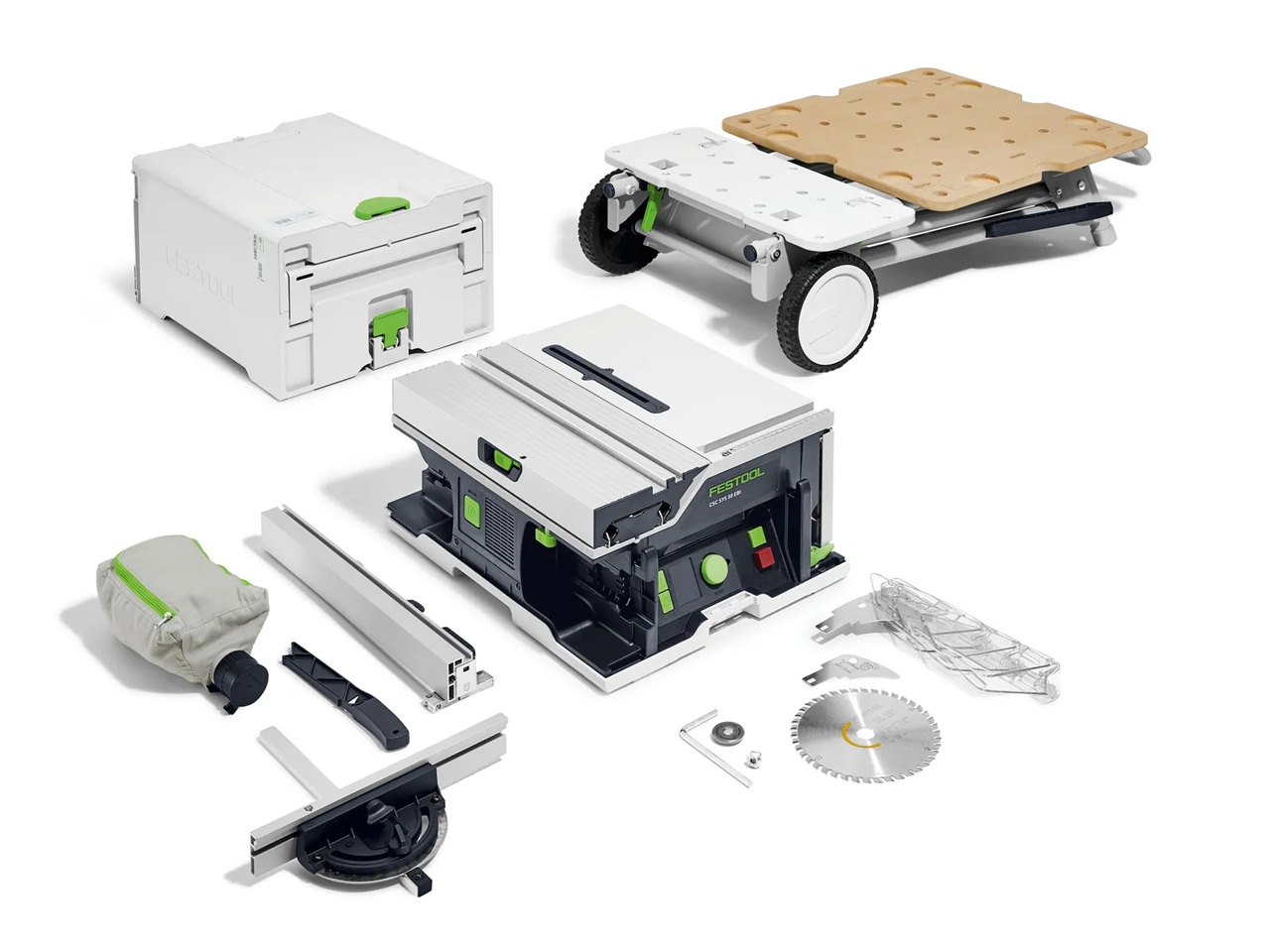 Bordssåg Festool CSC SYS 50 EBI-Basic-Set;  2x18 V; (utan batteri och laddare)
