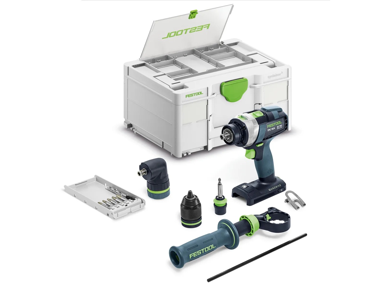 Slagskruvdragare / borr Festool QUADRIVE TPC 18/4 I-Basic-Set;  18 V; (utan batteri och laddare)