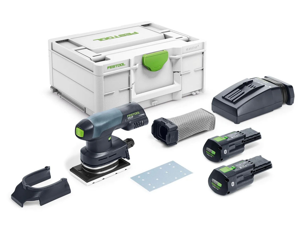 Planslip Festool Rutscher RTSC 400 3,0 I-Plus 18 V; 2x3,0 Ah batt.