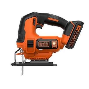 Batteridriven sticksåg Black & Decker BDCJS18-QW; 18 V; 1x1,5 Ah batt.