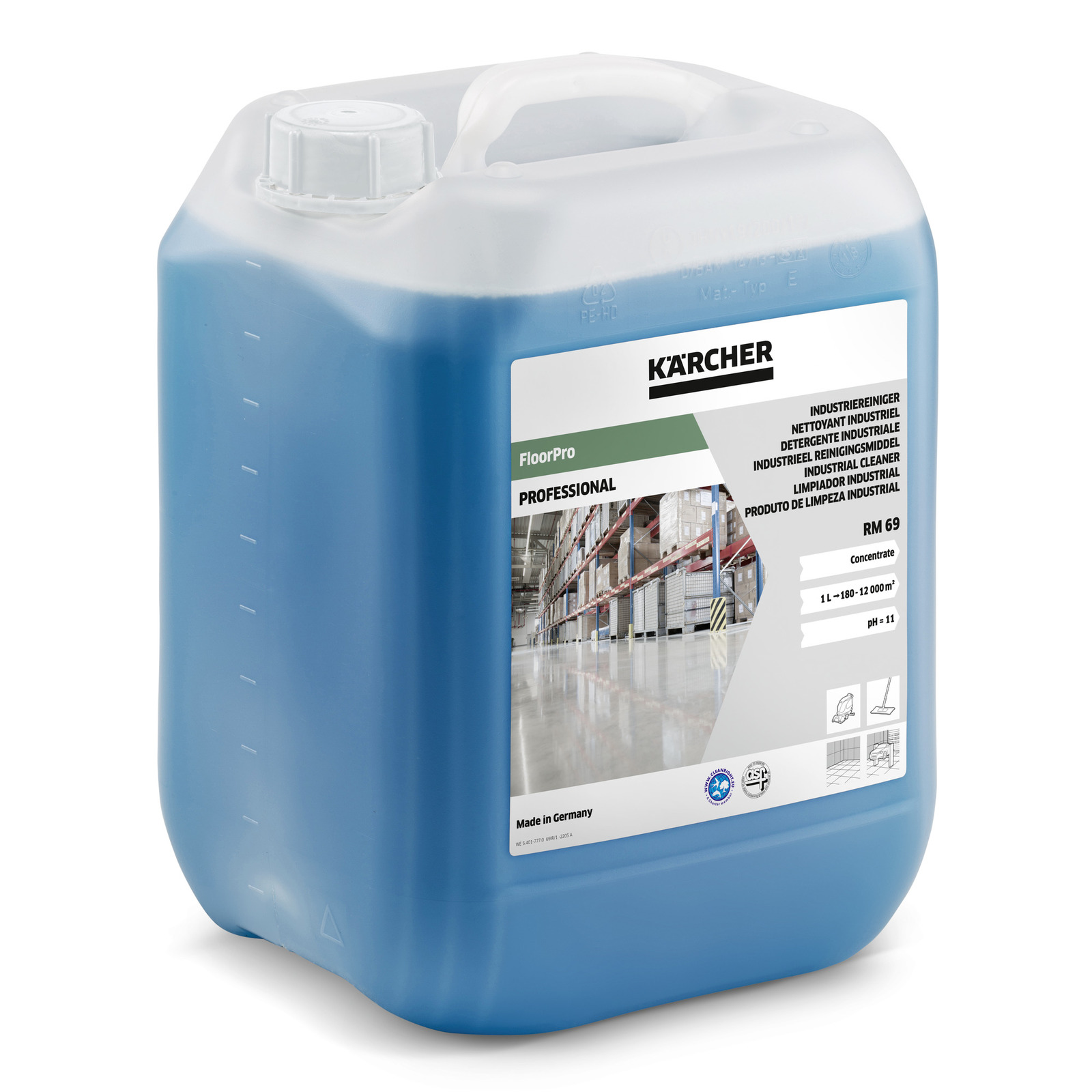 Rengöringsmedel för golv Karcher RM 69; 10 l
