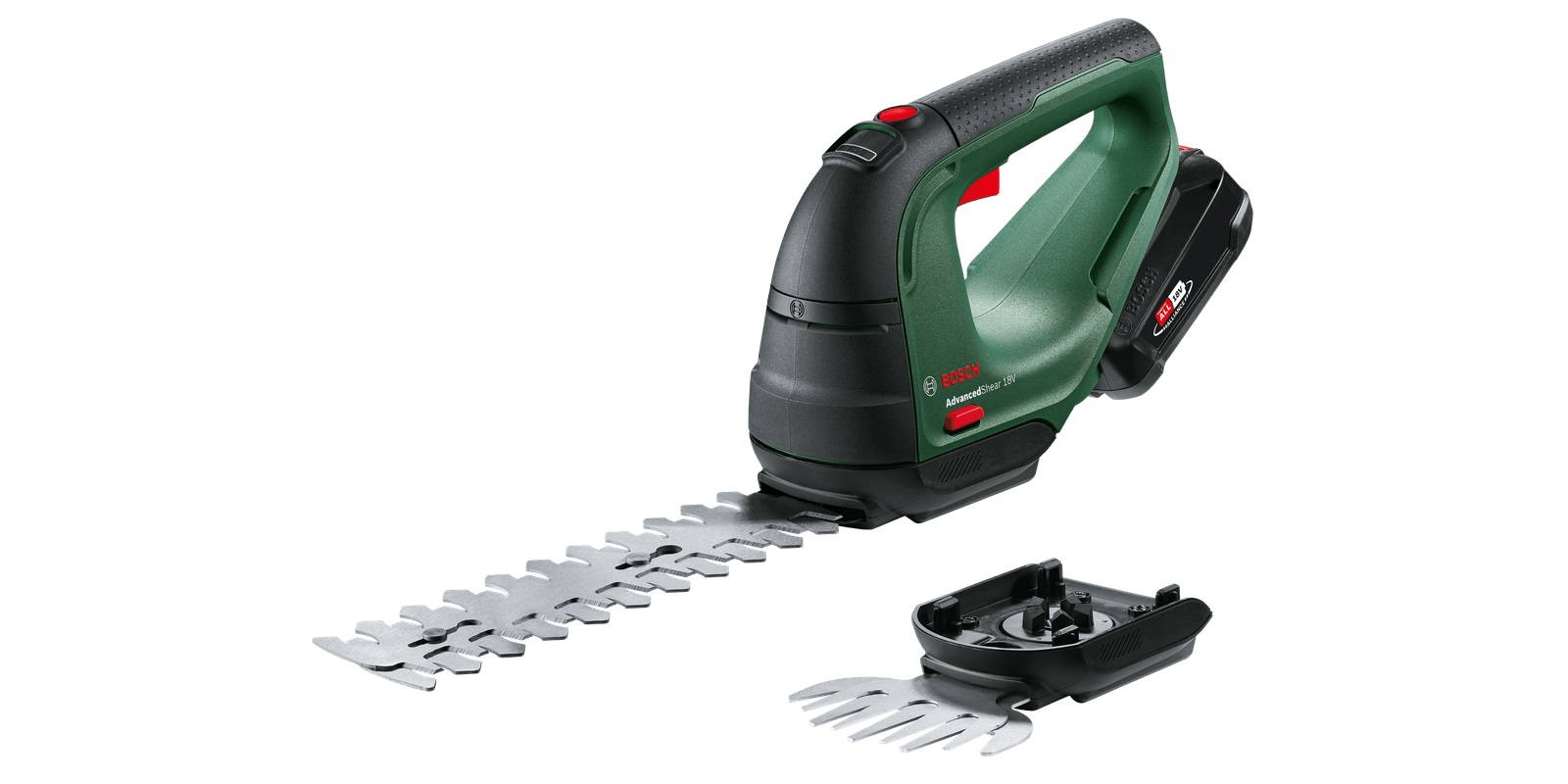 Häck- och grässax  Bosch AdvancedShear 18V-10; 18 V; 1x2,0 Ah batt.