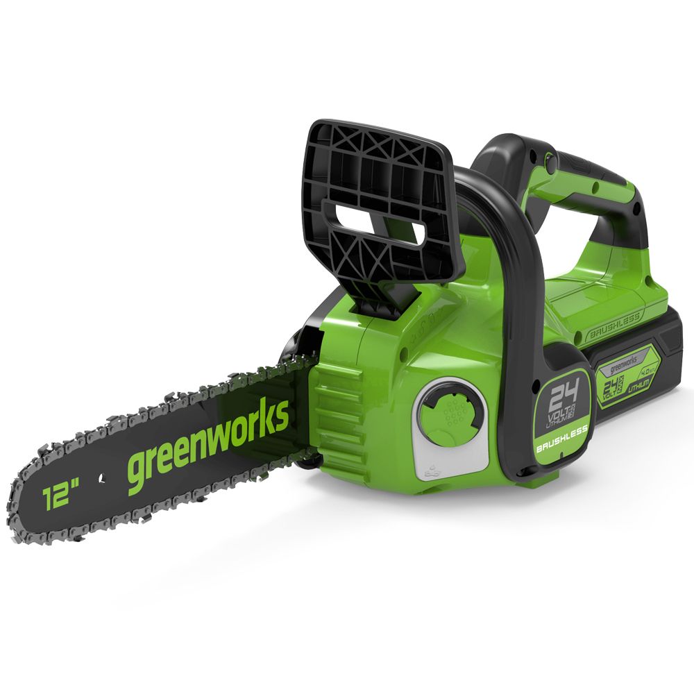 Elkedjesåg Greenworks GD24CS30K4; 24 V; 1x4,0 Ah; 30 cm band
