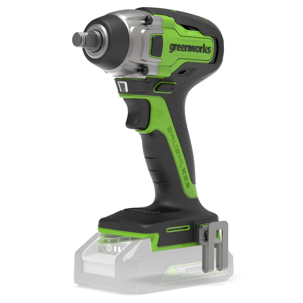 Slagmutterdragare Greenworks GD24IW400; 24 V (utan batteri och laddare)