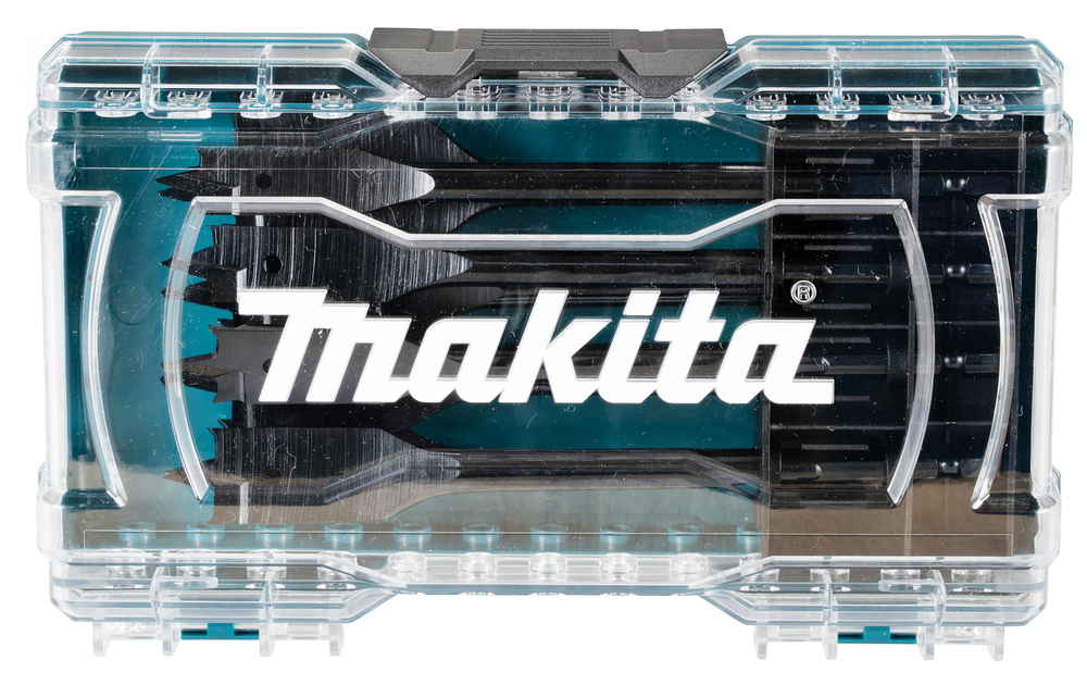Flatborrsats för trä Makita E-08698; 12-32 mm; 8 st.