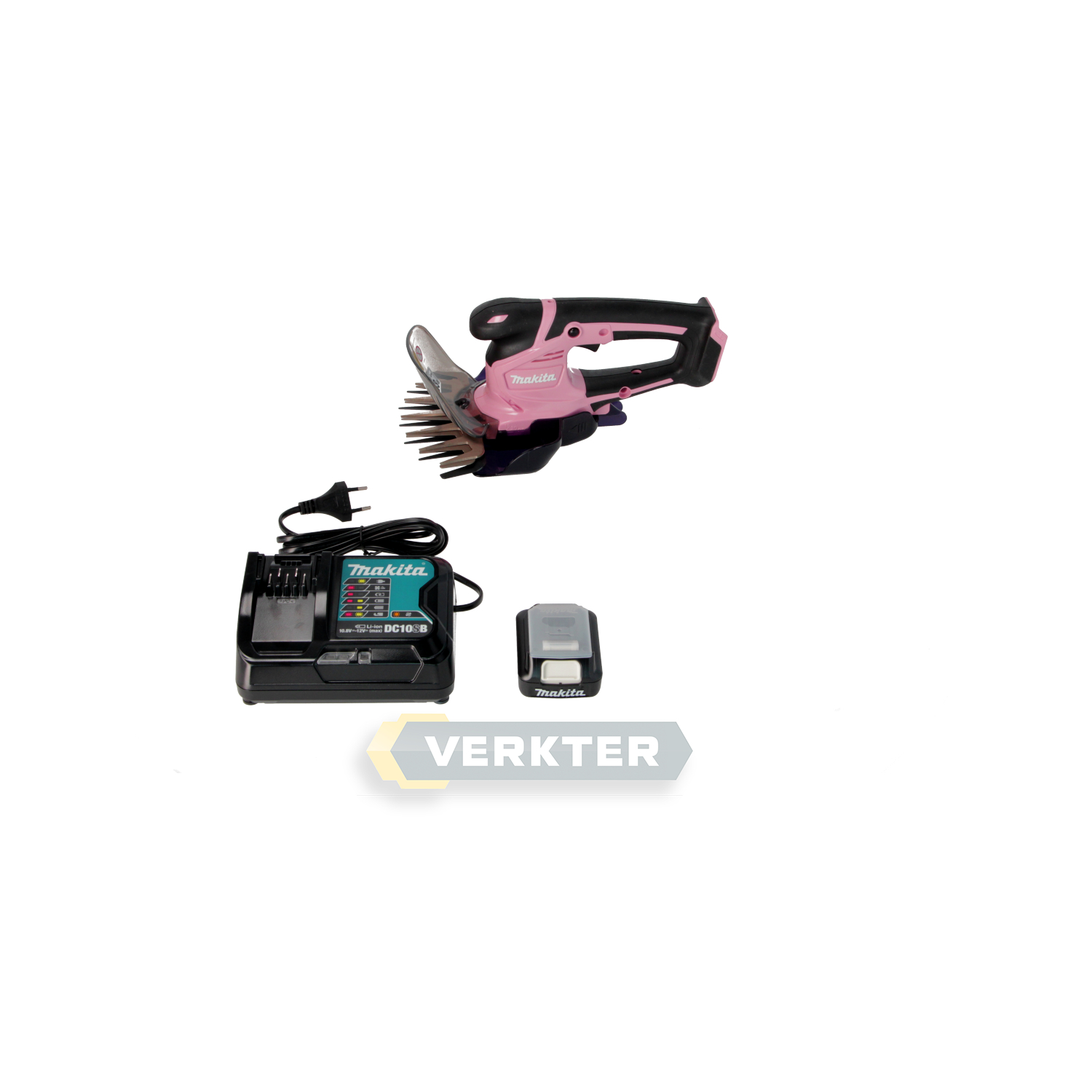 Grässax Makita UM600DSAP; 12 V; 1x2,0 Ah; 16 cm längd