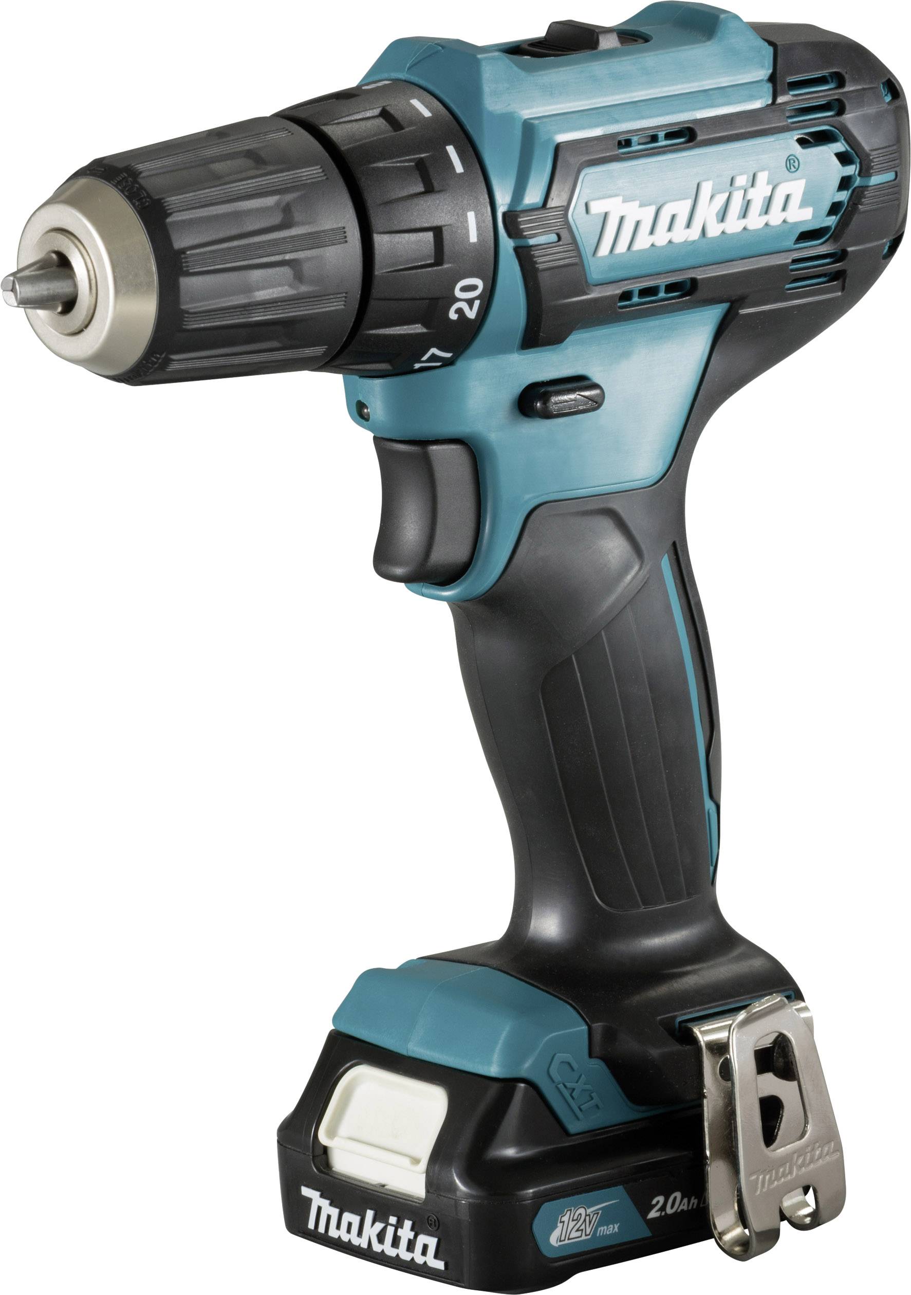 Skruvdragare/borr Makita DF333DSAE; 12 V; 2x2,0 Ah batt.